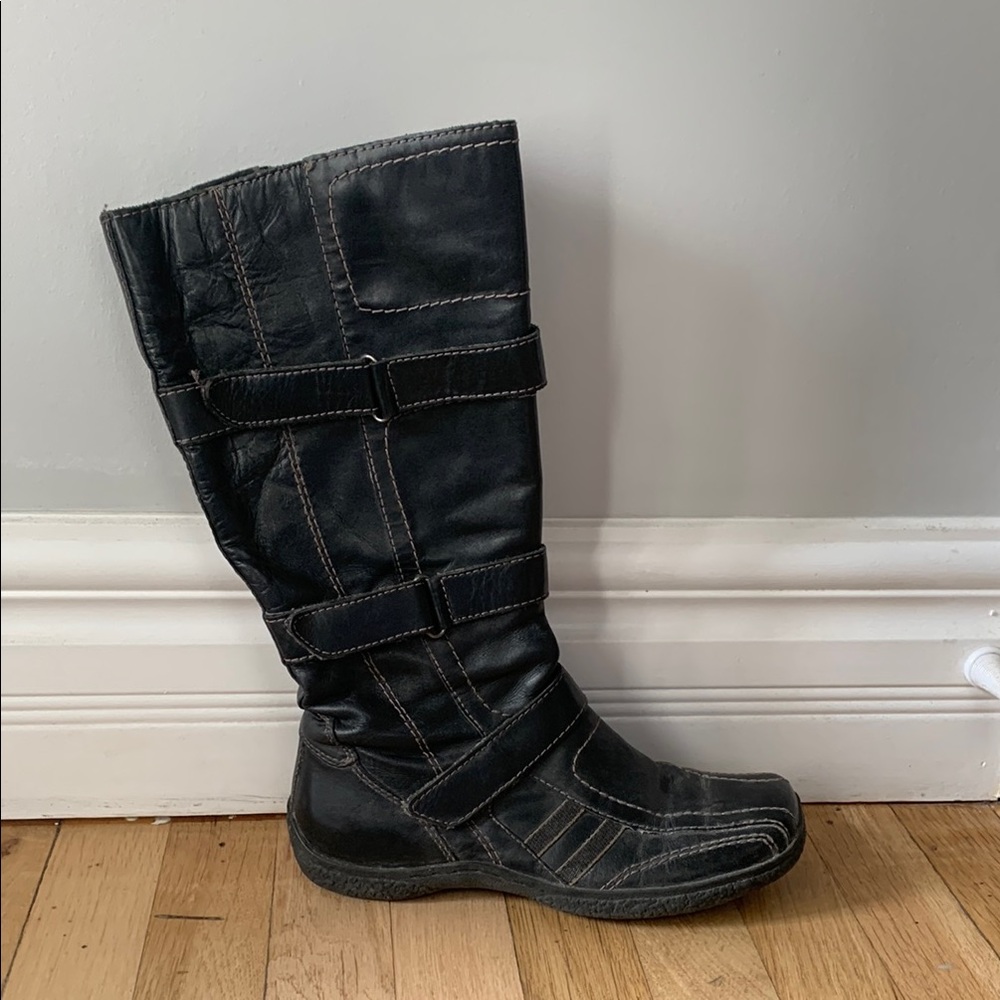 Black Knee-High Boots